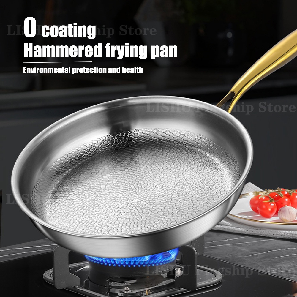 Home Cooking Cookbook - Sartén de Acero Inoxidable de Titanio