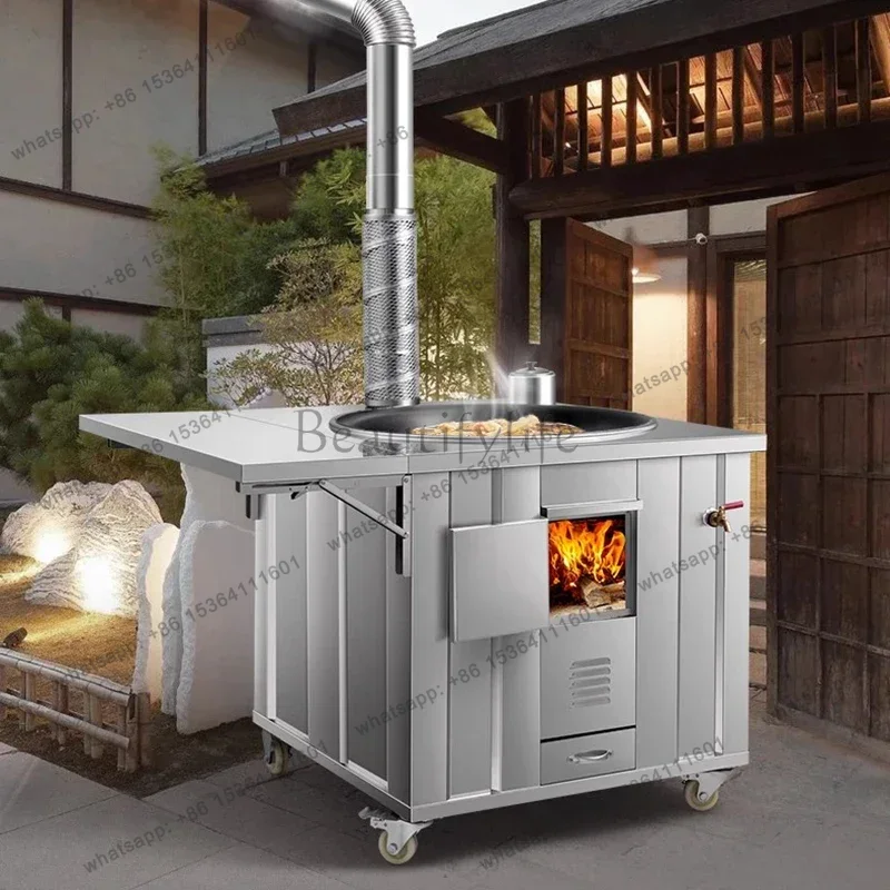 Home Cooking Heater - Estufas de leña de acero inoxidable