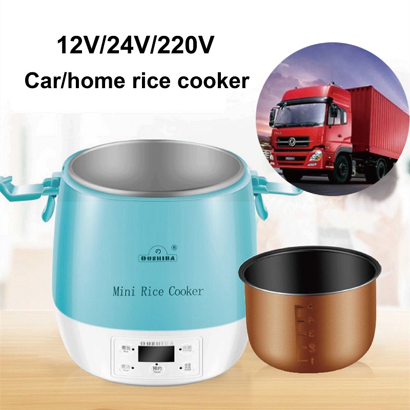 Olla arrocera para coche de 12 - Home Cooking Heater reseña y precio