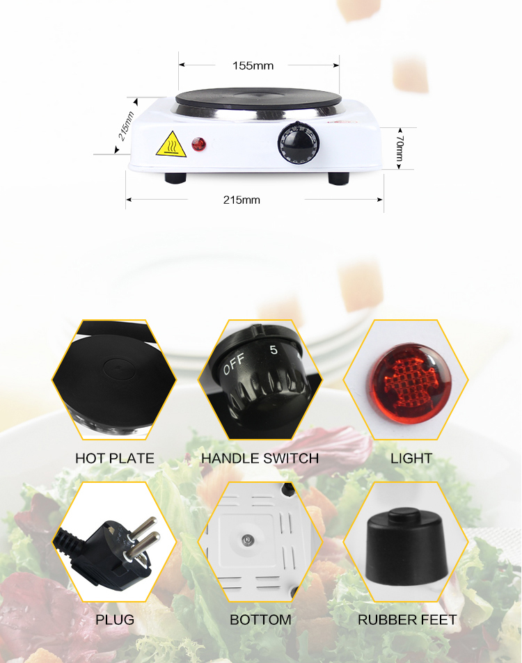 Quemador de hierro eléctrico c - Home Cooking Heater reseña y precio