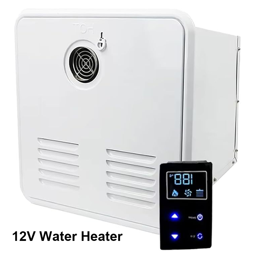 Calentador de agua de 12V CC p - Home Cooking Gas reseña y precio